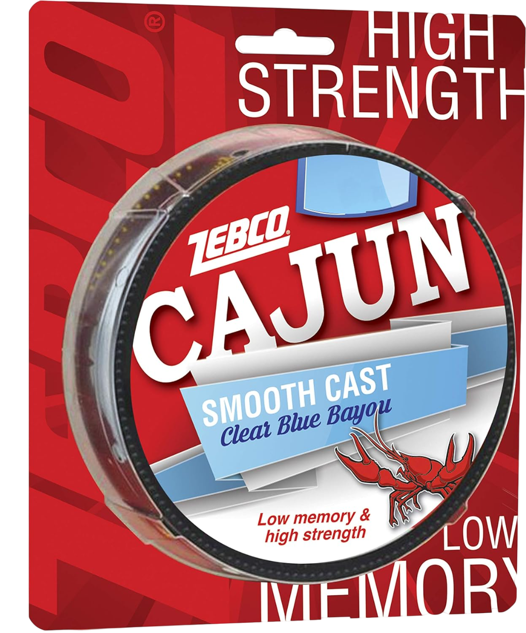 Smooth Cast Fishing Line, Clear Blue Bayou, Filler Spool by Cajun